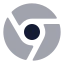 Chrome icon with bulk rounded style