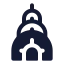Chrysler icon with solid rounded style