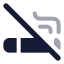 Cigaretteoff icon with bulk rounded style