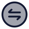 Circle Arrow Data Transfer Horizontal icon preview