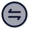 Circle Arrow Data Transfer Horizontal icon preview