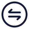 Circle Arrow Data Transfer Horizontal icon preview