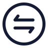 Circle Arrow Data Transfer Horizontal icon preview