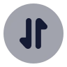 Circle Arrow Data Transfer Vertical icon preview
