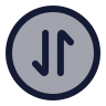 Circle Arrow Data Transfer Vertical icon preview