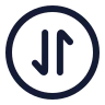 Circle Arrow Data Transfer Vertical icon preview