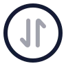 Circle Arrow Data Transfer Vertical icon preview