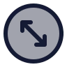 Circle Arrow Diagonal 02 icon preview