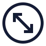 Circle Arrow Diagonal 02 icon preview