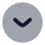 Circlearrowdown icon with bulk rounded style