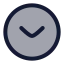 Circlearrowdown icon with duotone rounded style