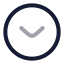 Circlearrowdown icon with twotone rounded style