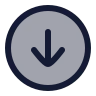 Circle Arrow Down 02 icon preview