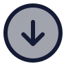 Circle Arrow Down 02 icon preview