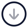 Circle Arrow Down 02 icon preview