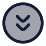 Circle Arrow Down Double icon preview