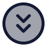 Circle Arrow Down Double icon preview