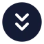 Circlearrowdowndouble icon with solid standard style