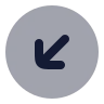 Circle Arrow Down Left icon preview