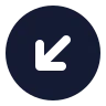 Circle Arrow Down Left icon preview