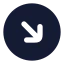 Circlearrowdownright icon with solid rounded style