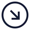 Circle Arrow Down Right icon preview