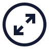 Circle Arrow Expand 01 icon preview