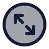 Circle Arrow Expand 02 icon preview