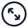 Circle Arrow Expand 02 icon preview