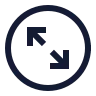 Circle Arrow Expand 02 icon preview