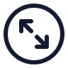 Circle Arrow Expand 02 icon preview