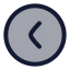 Circlearrowleft icon with duotone rounded style