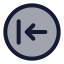 Circlearrowleft icon with duotone standard style