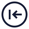 Circle Arrow Left 03 icon preview
