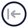 Circle Arrow Left 03 icon preview