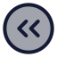 Circlearrowleftdouble icon with duotone standard style