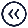 Circle Arrow Left Double icon preview