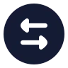 Circle Arrow Left Right icon preview