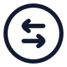 Circle Arrow Left Right icon preview