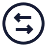 Circle Arrow Left Right icon preview