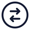 Circle Arrow Left Right icon preview
