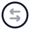 Circle Arrow Left Right icon preview