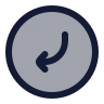 Circle Arrow Move Down Left icon preview