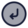 Circle Arrow Move Down Left icon preview