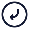 Circle Arrow Move Down Left icon preview