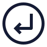 Circle Arrow Move Down Left icon preview