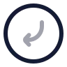 Circle Arrow Move Down Left icon preview