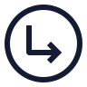 Circle Arrow Move Down Right icon preview