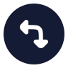 Circle Arrow Move Left Down icon preview