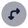 Circle Arrow Move Right Down icon preview